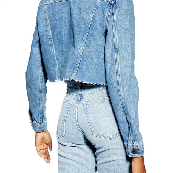 Topshop Tilda Hack Denim Jacket - Picture 2 of 8